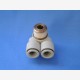 SMC Hose fitting, 1/2" NPT - 2 x 12